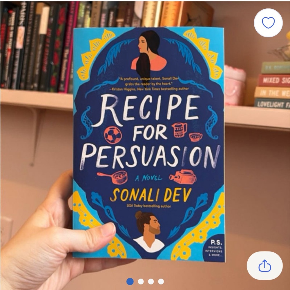 Recipe for Persuasion by - Vibrant Blue Cover